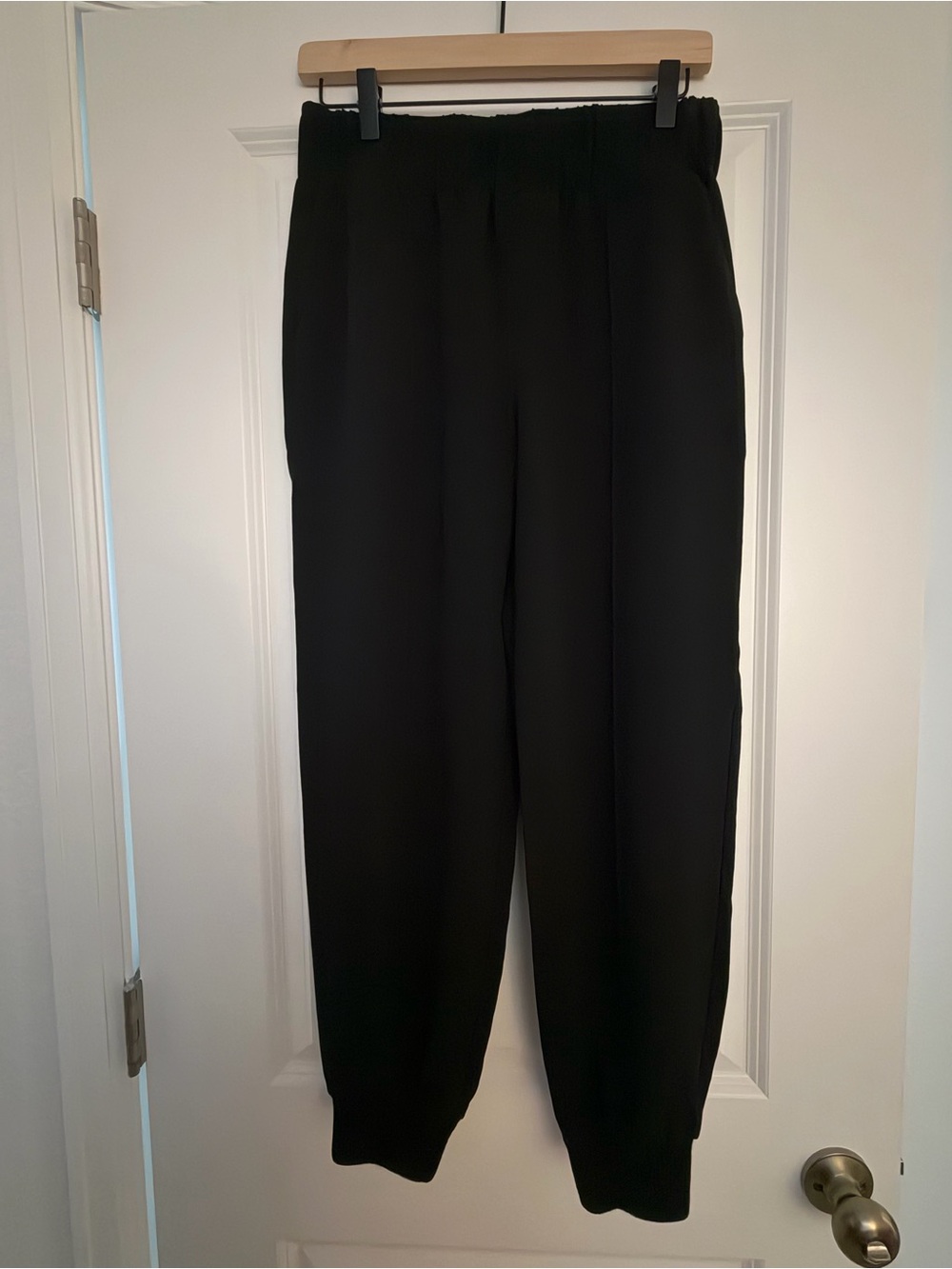 Cinq a Sept Black Elastic-Waist Pants